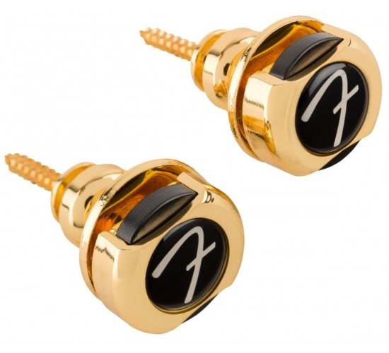 Fender Infinity Strap Locks Gold замковые ремнедержатели (стрэплоки), цвет золотистый