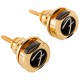 Fender Infinity Strap Locks Gold замковые ремнедержатели (стрэплоки), цвет золотистый