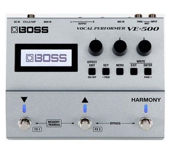 Boss VE-500 вокальный процессор, выставочный образец