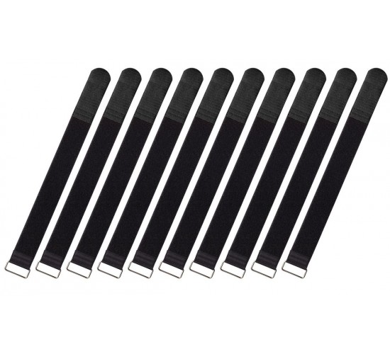 Rockboard CABLE TIES 500 B липучки для проводов (10 шт. ), черная, extra-large