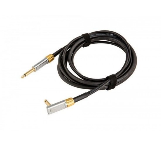 Rockboard RBO CAB FL PR 300 SA Кабель инструментальный плоскопрофильный, 3м, прямой-угловой