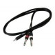 Rockcable RCL 20912 D4 шнур мини джек стерео - 2 х джек, 1,5 м