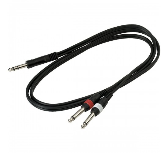 Rockcable RCL 20922 D4 шнур джек стерео - 2 х джек, 1,5 м