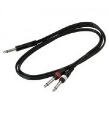 Rockcable RCL 20922 D4 шнур джек стерео - 2 х джек, 1,5 м