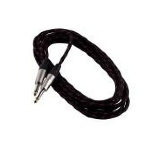 Rockcable RCL 30203 TC C/ BLACK Инструментальный кабель, джек-джек, 3 метра, в оплётке