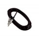 Rockcable RCL 30203 TC C/ BLACK Инструментальный кабель, джек-джек, 3 метра, в оплётке
