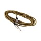 Rockcable RCL 30203 TC D/GOLD Инструментальный кабель, джек-джек, 3 метра, в оплётке