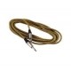 Rockcable RCL 30203 TC D/GOLD Инструментальный кабель, джек-джек, 3 метра, в оплётке