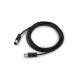 Rockboard RBO CAB MD FX 200 BK FlaX Plug MIDI Cable, 200 cm / 78 47/64