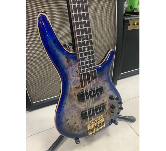 Ibanez SR2605-CBB Premium 5-ти струнная бас-гитара, цвет лазурный USED
