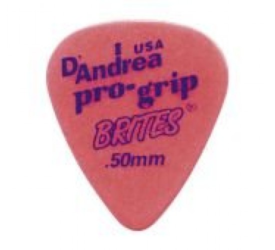 D'Andrea RPGB351.50TH ProGrip Brites Медиаторы, дерлин, 0,50мм