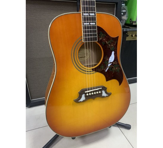 Epiphone Dove Pro VB Eleaco электроакустическая гитара USED