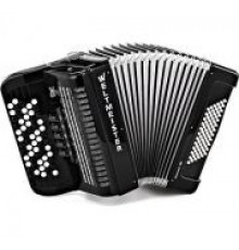 Weltmeister Romance602-II-72/60-BK Romance 602 Аккордеон кнопочный 60/72/II/3, черный