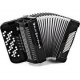Weltmeister Romance602-II-72/60-BK Romance 602 Аккордеон кнопочный 60/72/II/3, черный