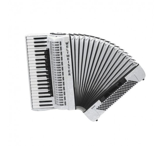 Weltmeister Saphir-IV-120/41-WH-IS Saphir Аккордеон 41/120/IV/11/5, белый, итал.пластины