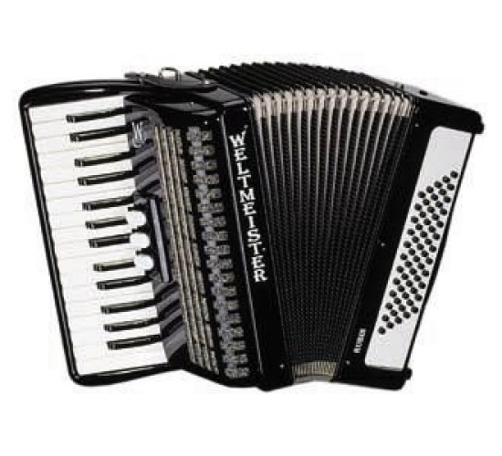 Weltmeister Rubin-II-60/30-BK Rubin Аккордеон 30/60/II/3, черный, с ремнями и чехлом
