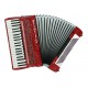 Weltmeister Saphir-IV-120/41-RD-IS Saphir Аккордеон 41/120/IV/11/5, красный, итал.пластины
