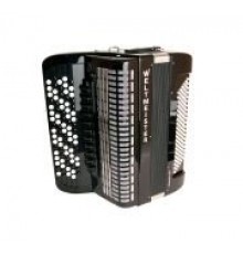 Weltmeister Romance874-IV-120/87-BK-IS Romance 874 Аккордеон кнопочный 87/120/IV/11/5, черный