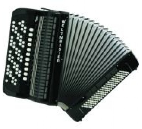 Weltmeister Romance874-IV-120/87-BK Romance 874 Аккордеон кнопочный 87/120/IV/11/5, черный