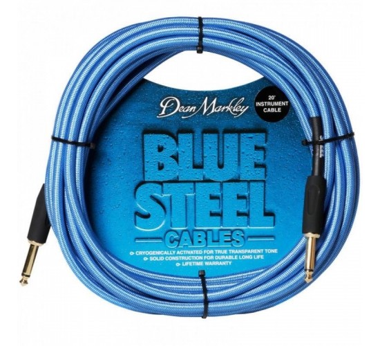 Dean Markley DMBSIN20S Blue Steel Кабель инструментальный, 6м, прямой