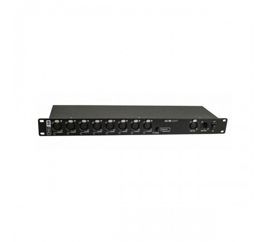Involight DMXS8 сплиттер DMX сигнала, 1 вход XLR, 8 выходов XLR, гальваническая развязка