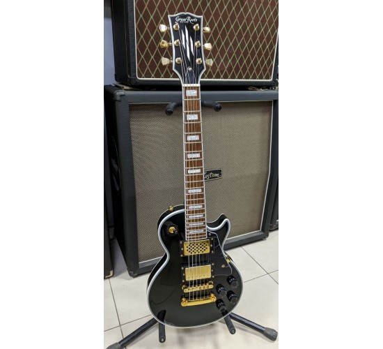 Grass Roots G-LPC-MINI BK Les Paul электрогитара, цвет черный, выставочный образец