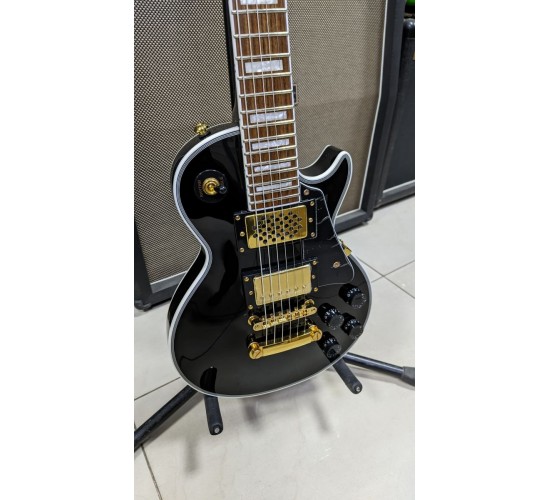 Grass Roots G-LPC-MINI BK Les Paul электрогитара, цвет черный, выставочный образец