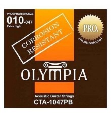 Olympia CTA1047PB струны для акустической гитары с устойчивостью к коррозии, фосфорная бронза