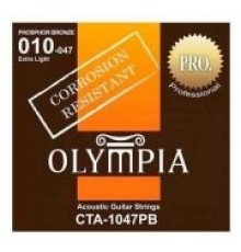 Olympia CTA1047PB струны для акустической гитары с устойчивостью к коррозии, фосфорная бронза