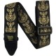 Ernie Ball 5334 гитарный ремень Royal Crest Jacquard, полипропилен, кожаные нашивки