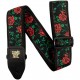 Ernie Ball 5318 гитарный ремень Jacquard с рисунком Spanish Rose