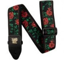 Ernie Ball 5318 гитарный ремень Jacquard с рисунком Spanish Rose