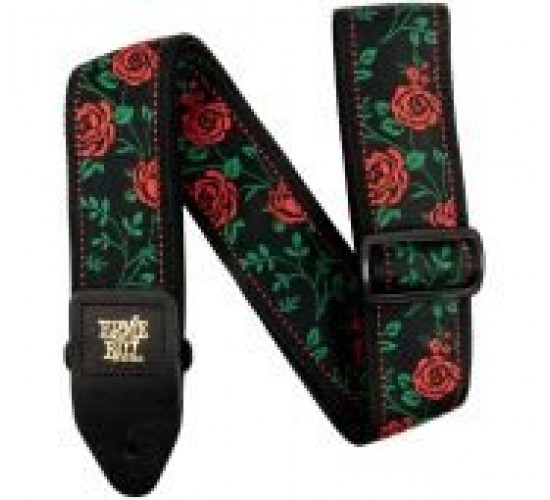 Ernie Ball 5318 гитарный ремень Jacquard с рисунком Spanish Rose