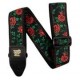 Ernie Ball 5318 гитарный ремень Jacquard с рисунком Spanish Rose