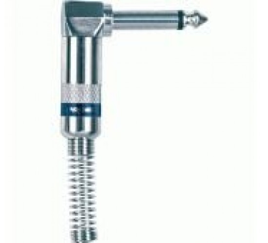 Proel S240 джек моно, кабельный, угловой ,6.3 мм, корпус металл