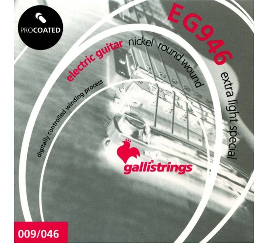 Galli Strings EG946 Комплект струн для 6-струнной электрогитары, Италия