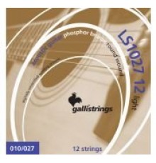 Galli Strings LS1027-12 Комплект струн для 12-струнной акустической гитары, фосфорная бронза, Италия