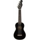 Fender Venice-Black укулеле сопрано, цвет черный