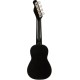 Fender Venice-Black укулеле сопрано, цвет черный