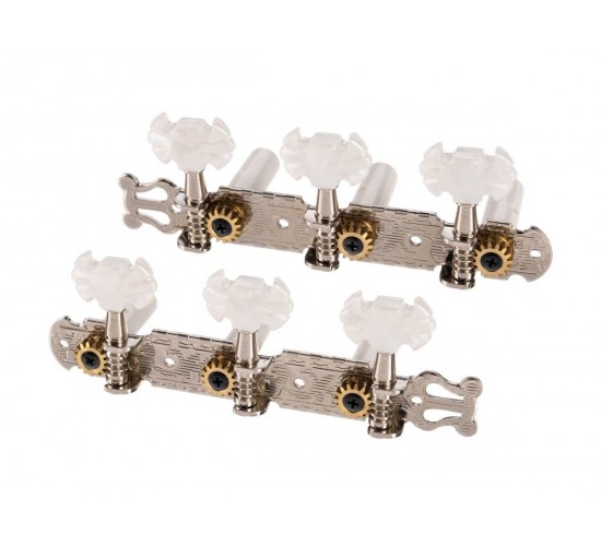 Paxphil JC-79-3+3-CR Колки для классической гитары, на планке, никель