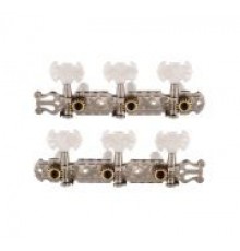 Paxphil JC-79-3+3-CR Колки для классической гитары, на планке, никель