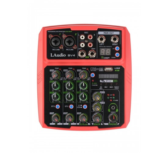 LAudio BV4 Микшерный пульт, 4 канала