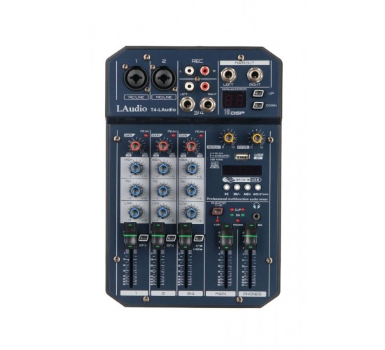 LAudio T4-LAudio Микшерный пульт, 4 канала