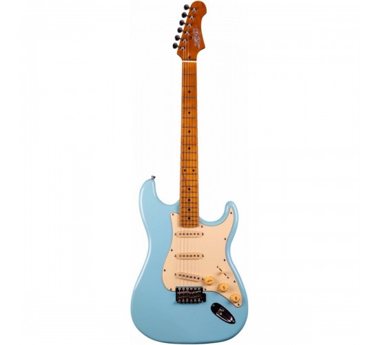 JET JS-300 BL электрогитара, Stratocaster, корпус липа, 22 лада,SSS, tremolo, цвет Sonic blue