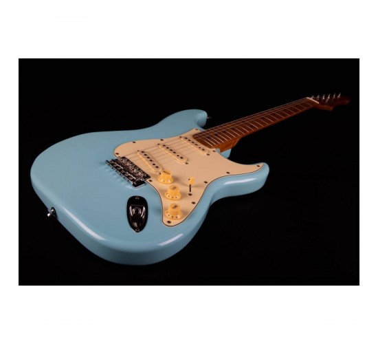 JET JS-300 BL электрогитара, Stratocaster, корпус липа, 22 лада,SSS, tremolo, цвет Sonic blue