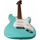 JET JS-300 SFG электрогитара, Stratocaster, корпус липа, 22 лада,SSS, tremolo, цвет Sea Foam Green