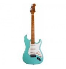 JET JS-300 SFG электрогитара, Stratocaster, корпус липа, 22 лада,SSS, tremolo, цвет Sea Foam Green
