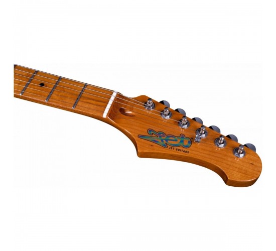 JET JS-300 SFG электрогитара, Stratocaster, корпус липа, 22 лада,SSS, tremolo, цвет Sea Foam Green