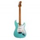 JET JS-300 SFG электрогитара, Stratocaster, корпус липа, 22 лада,SSS, tremolo, цвет Sea Foam Green