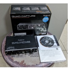Roland Quad-Capture аудио интерфейс, выставочный экземпляр